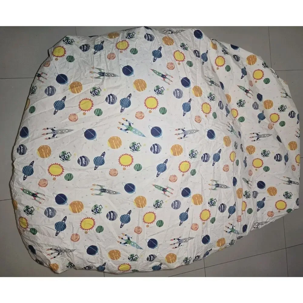 Pottery Barn Kids Full Organic Planet Flat & Fitted Sheets With 1 Pillowcase’s